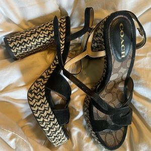 Excellent Condition Coach Talina Sandals